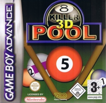 Pochette Killer 3D Pool version GameBoy Advance
