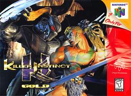 Pochette Killer Instinct Gold version Nintendo 64