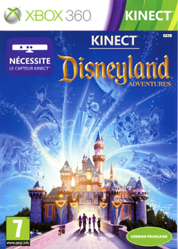 Pochette Kinect Disneyland Adventures version Xbox 360