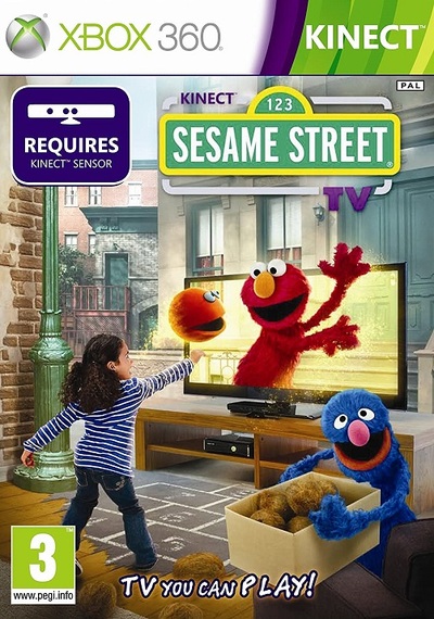 Pochette Kinect Sesame Street TV version Xbox 360