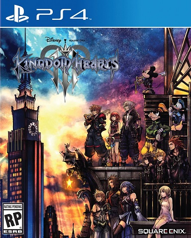 Pochette Kingdom Hearts III version PlayStation 4