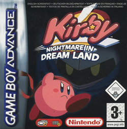 Pochette Kirby : Nightmare in Dream Land version GameBoy Advance