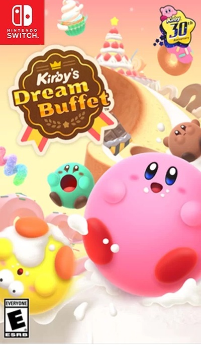 Pochette Kirby's Dream Buffet version Switch