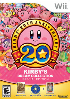 Pochette Kirby's Dream Collection Special Edition version Wii
