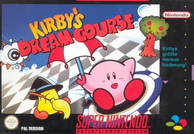 Pochette Kirby's Dream Course version Super Nintendo