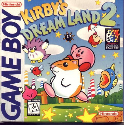 Pochette Kirby's Dream Land 2 version GameBoy/Color