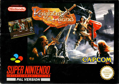 Pochette Knights of the Round version Super Nintendo