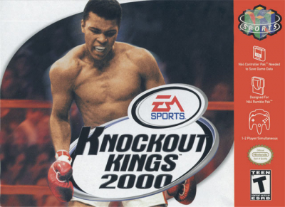 Pochette Knockout Kings 2000 version Nintendo 64