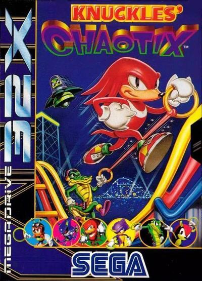 Pochette Knuckles' Chaotix version 32X