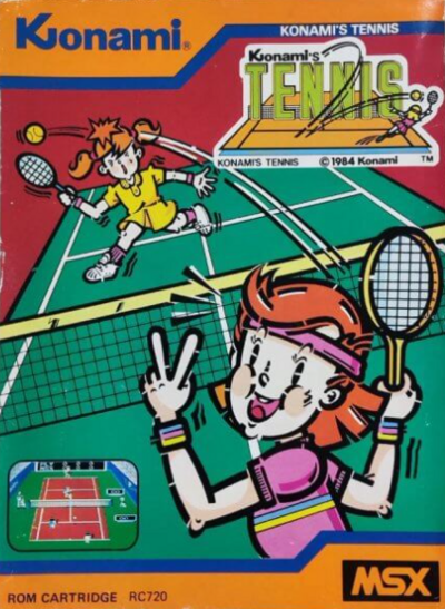 Pochette Konami's Tennis version MSX
