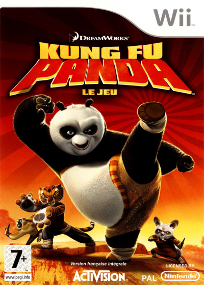 Pochette Kung Fu Panda version Wii