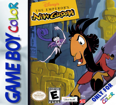 Pochette Kuzco : l'empereur mégalo version GameBoy/Color