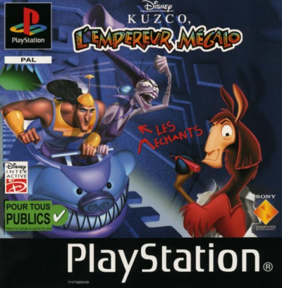 Pochette Kuzco : l'empereur mégalo version PlayStation