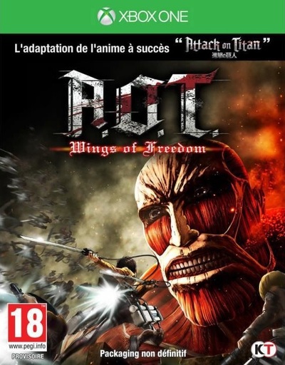 Pochette A.O.T. : Wings of Freedom version Xbox One