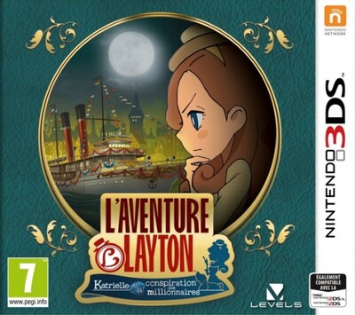 Pochette L'Aventure Layton : Katrielle et la Conspiration des millionnaires version 3DS