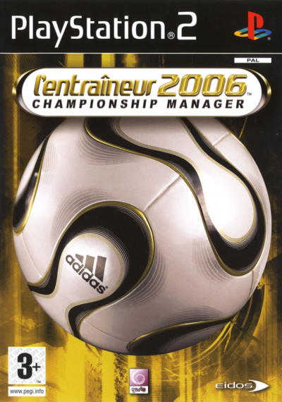 Pochette L'Entraîneur 2006 version PlayStation 2