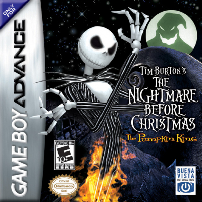 Pochette L'étrange Noël de M. Jack : The Pumpkin King version GameBoy Advance