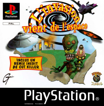 Pochette L'invasion vient de l'espace version PlayStation