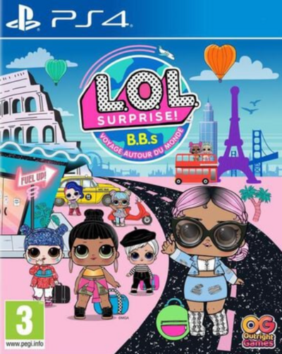 Pochette L.O.L. Surprise ! B.B.s Voyage autour du monde version PlayStation 4