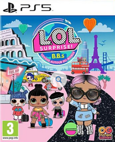 Pochette L.O.L. Surprise ! B.B.s Voyage autour du monde version PlayStation 5