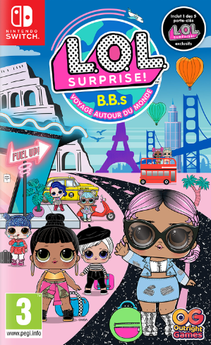 Pochette L.O.L. Surprise ! B.B.s Voyage autour du monde version Switch