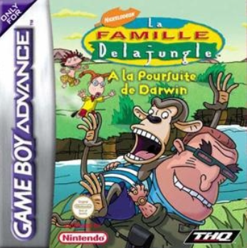 Pochette La Famille Delajungle à la poursuite de Darwin version GameBoy Advance