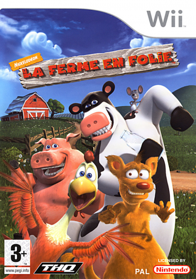 Pochette La ferme en folie version Wii