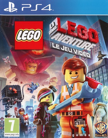 Pochette La Grande Aventure Lego, le jeu vidéo version PlayStation 4