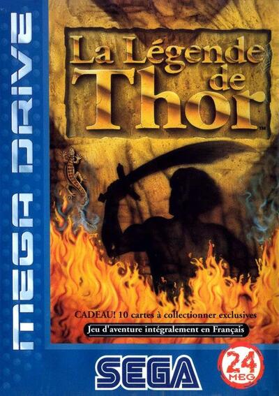 Pochette La Légende de Thor version Megadrive