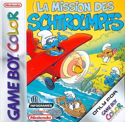 Pochette La Mission des Schtroumpfs version GameBoy/Color