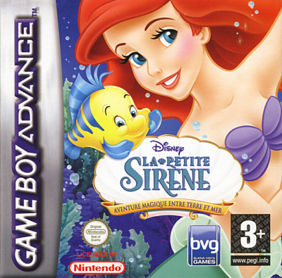 Pochette La petite sirène : aventure magique entre Terre et Mer version GameBoy Advance