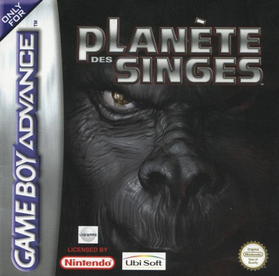 Pochette La Planète des singes version GameBoy Advance