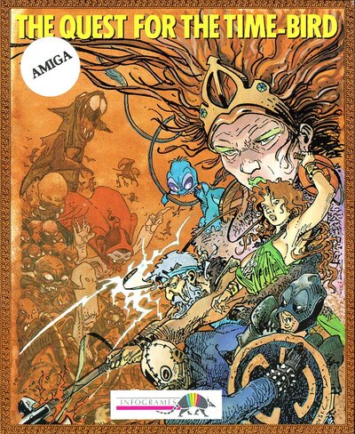 Pochette La Quête de l'oiseau du temps version Amiga