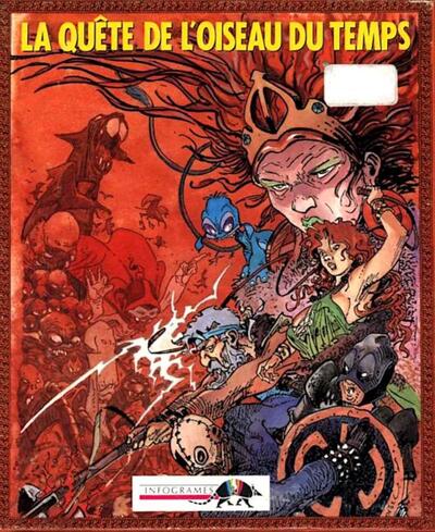 Pochette La Quête de l'oiseau du temps version PC MS-DOS