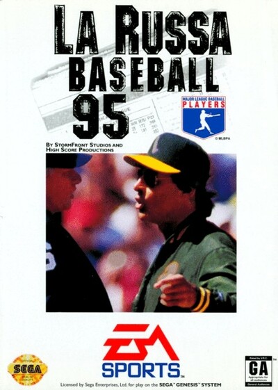 Pochette La Russa Baseball 95 version Megadrive