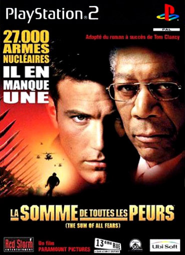 Pochette La somme de toutes les peurs version PlayStation 2