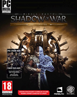 Pochette La Terre du Milieu : L'Ombre de la Guerre version PC Windows