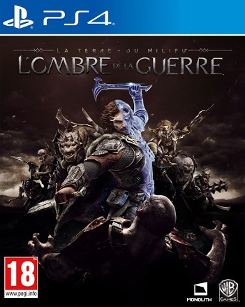 Pochette La Terre du Milieu : L'Ombre de la Guerre version PlayStation 4