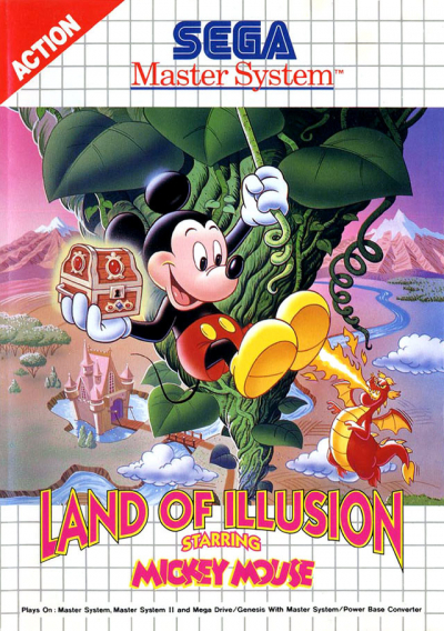 Pochette Land of Illusion Starring Mickey Mouse version Master System
