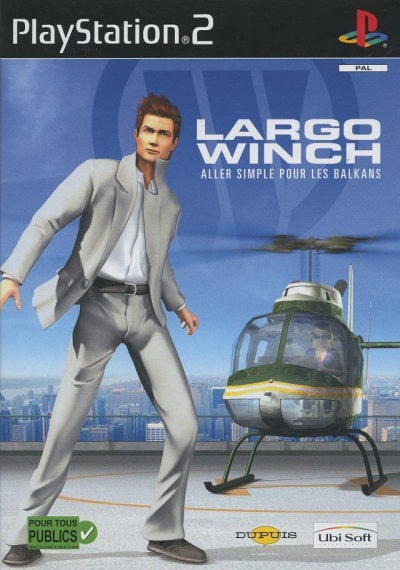 Pochette Largo Winch : Aller simple pour les Balkans version PlayStation 2