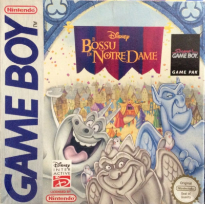 Pochette Le bossu de Notre-Dame version GameBoy/Color