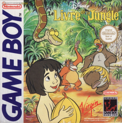 Pochette Le Livre de la Jungle version GameBoy/Color