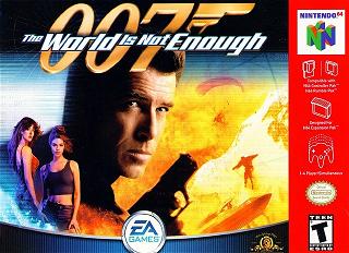 Pochette Le monde ne suffit pas version Nintendo 64