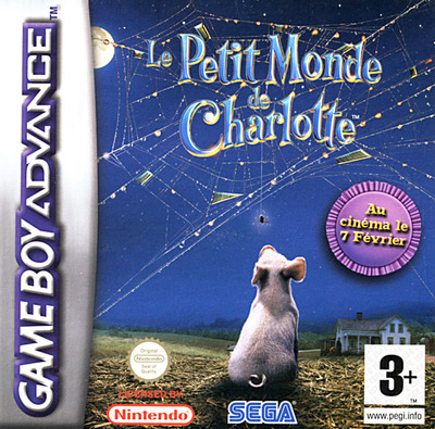 Pochette Le Petit Monde de Charlotte version GameBoy Advance