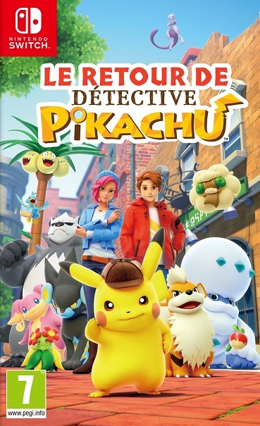 Pochette Le retour de Détective Pikachu version Switch