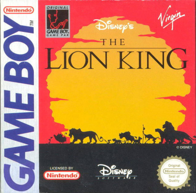 Pochette Le Roi Lion version GameBoy/Color