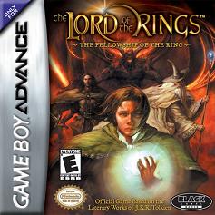 Pochette Le Seigneur des Anneaux : La Communaute de l'anneau version GameBoy Advance
