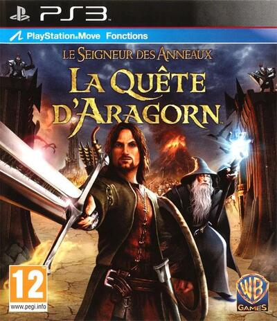 Pochette Le Seigneur des Anneaux : La Quête d'Aragorn version PlayStation 3