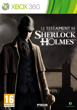 Pochette Le testament de Sherlock Holmes version Xbox 360