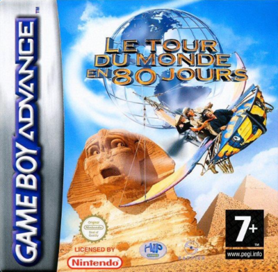 Pochette Le tour du monde en 80 jours version GameBoy Advance